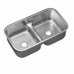 Stainless Steel Kitchen Sink, 2 Bowl, Residential_noscript