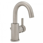 Faucet Monoblock Bathroom Sink, Brushed Nickel_noscript