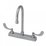 Faucet 8" Centerset Deck Mount Gooseneck Bathroom Sink_noscript