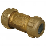 Compression Brass Coupling, Straight, 1/2", 125 psi_noscript