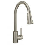 Orvis Pull Down Kitchen Faucet, Brushed Nickel_noscript