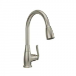 Faucet Faywood Kitchen, PVD Brushed Nickel_noscript
