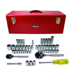 1/4" and 3/8" Drive Socket Set- 6, 8 and 12 Point