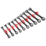 Tether-Ready Combination Ratcheting Wrench Set