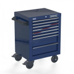 Single Bank Roller Cabinet, Blue, 27" 8-Drawer_noscript