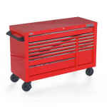 Bank Roller Cabinet, Red, 55" 13 Drawer Double_noscript