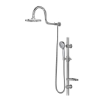 AquaRain Shower System, Chrome