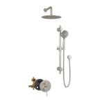 Refuge Combo Shower System, Brushed Nickel_noscript