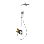 Resort Combo Shower System, Chrome, 2.5GPM