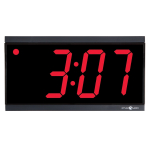 TimeTrax Sync Wireless Digital Clock, Red 4 x 4 LED