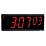 TimeTrax Sync Wireless Digital Clock Red, 4 x 6 LED_noscript