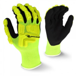 High Visibility Work Glove with TPR, XL, Yellow_noscript