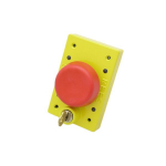 Push Button with Key Lock, Red_noscript