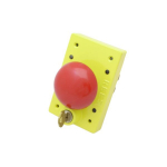 Push Button with Key Lock, Red_noscript