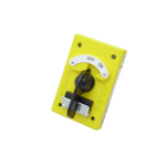 Rotary Contact Selector Switch, Black/Yellow