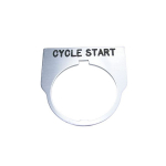 30.5mm Standard Legend Plate, "CYCLE START"_noscript