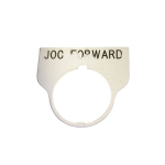 30.5mm Standard Legend Plate, "JOG FORWARD"