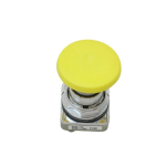 30.5mm Push Button, 2.00" Mushroom, Yellow