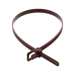 WorkTie 14 In 120Lb Brown Releasable Tie_noscript