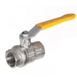 K.84 Ball Valve with Yellow Steel Handle_noscript