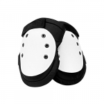 Deluxe Knee Pad, Black and White, Plastic_noscript