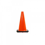 Traffic Safety Cone, 18", Orange, PVC, Molded_noscript