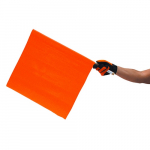 Warning Flag, Orange, 18" x 18" x 24"_noscript