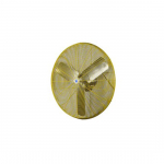 30" Oscillating Circulation Fan, Yellow OSHA Guards