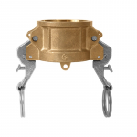 2" Coupler Dust Cap, Brass Self-Locking_noscript