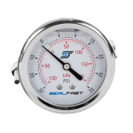 4" x 1/4" Gauge, Stainless Case with Back Mount_noscript