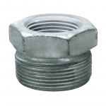 1-1/2" Plated Iron Ground Joint Female Spud