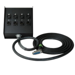 Audio Cable 25-Pin 4 XLR Female/Male, 10 ft_noscript