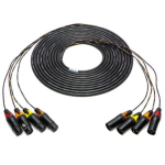 Snake Cable 4-Channel XLR Male/Female, 150 ft