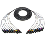 Snake Cable 8-Channel XLR Male/Female, 125 ft_noscript