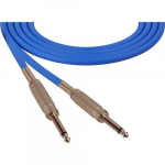 Audio Cable 1/4 TS M - M 75 Foot, Blue