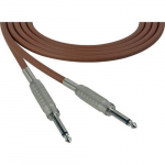 Audio Cable 1/4 TS M - M 75 Foot, Brown