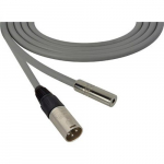 Audio Cable 3-Pin XLR M - TS F, 75 Foot, Gray