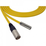 Audio Cable 3-Pin XLR M - TS F, 75 Foot, Yellow