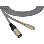 Audio Cable 3-Pin XLR M - TRS F, 75 Foot, Gray