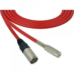 Audio Cable 3-Pin XLR M - TRS F, 75 Foot, Red