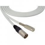Audio Cable 3-Pin XLR M - TRS F, 75 Foot, White