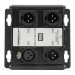 4 Channel Audio Extender, RJ45 to 1 and 3 XLR