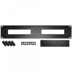 2U Rack Mount Front Plate for Two Slim PCs