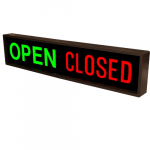 PHX734GR-100/120-277VAC Open | Closed LED Sign