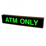 PHX734G-120/120-277VAC ATM Only LED Sign