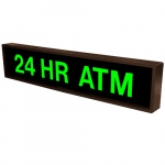 PHX734G-165/120-277VAC 24 HR ATM LED Sign