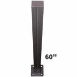 P60B 60" H Single Post with 6" sq Baseplate_noscript