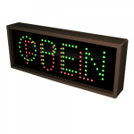 TCL718GR-220/12-24VDC Open | Full LED Sign