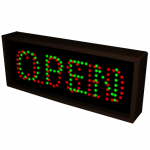 TCL718GR-100/12-24VDC Open | Closed LED Sign