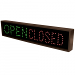 TCL734GR-100/12-24VDC Open | Closed LED Sign
